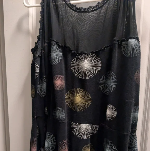 Effie’s Heart Jackie Cotton Spandex Mesh Dress - Picture 6 of 10